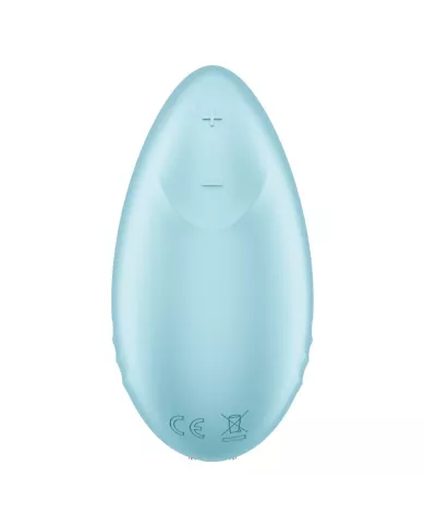 SATISFYER - VIBRATEUR  POSER TROPICAL TIP BLEU