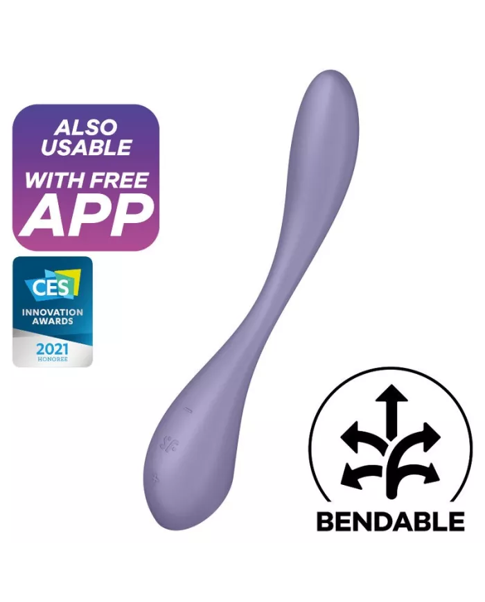 SATISFYER - VIBRATEUR MULTI G-SPOT FLEX 5 LILAS