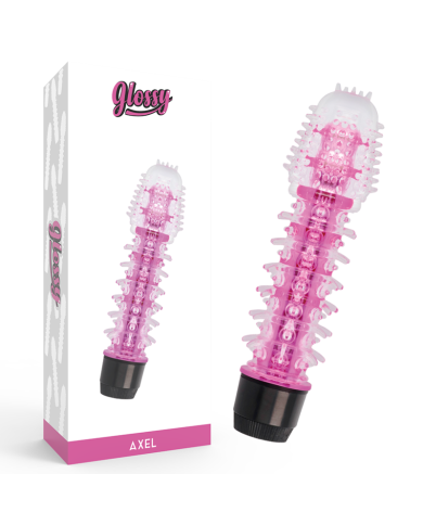 GLOSSY - AXEL VIBRATEUR ROSE