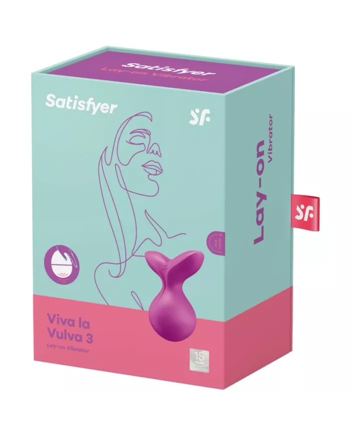 SATISFYER - VIBRATEUR  POSER VIVA LA VULVA 3 VIOLET SATISFYER - VIBRATEUR  POSER VIVA LA VULVA 3 VIOLET