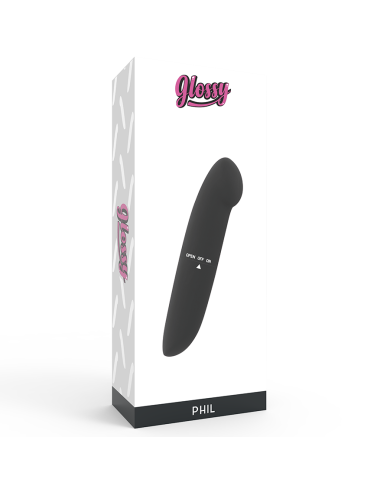 GLOSSY - VIBRATEUR PHIL NOIR