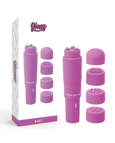 GLOSSY - MASSEUR DE POCHE KURT VIOLET