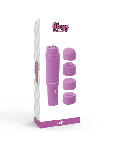 GLOSSY - MASSEUR DE POCHE KURT VIOLET