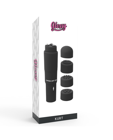 GLOSSY - MASSEUR DE POCHE KURT NOIR