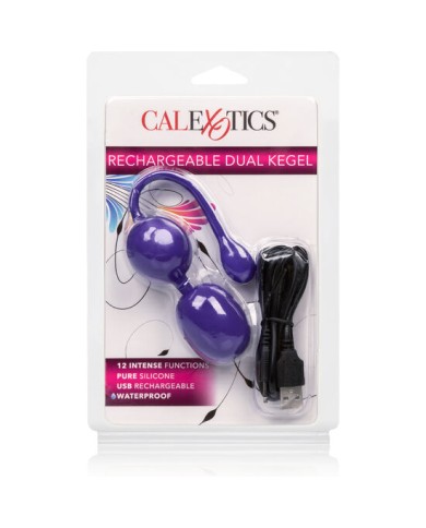 CALEXOTICS - RECHARGEABLE DUAL KEGEL VIOLET
