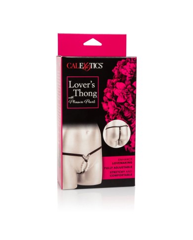 CALEXOTICS - LOVERS STRING AVEC PERLES DE PLAISIR