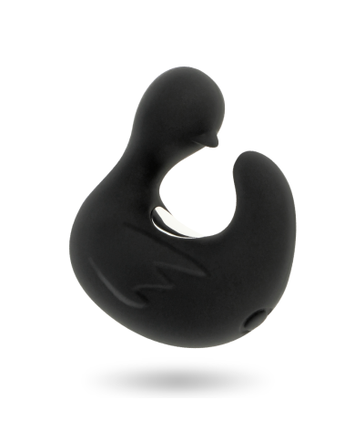 BLACK&SILVER - DÉ À DÉS À CANARD RECHARGEABLE EN SILICONE STIMULANT DUCKYMANIA