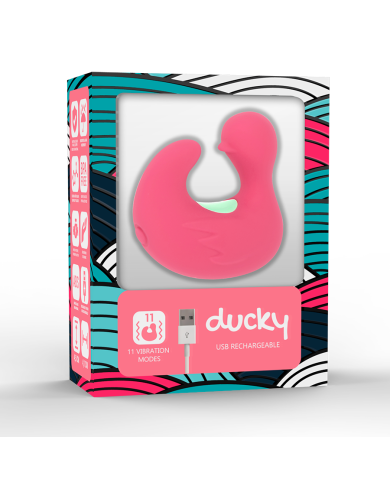 HAPPY LOKY - DUCKYMANIA DOIGT STIMULATEUR EN SILICONE RECHARGEABLE