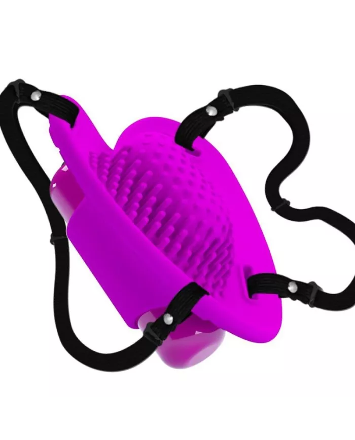 PRETTY LOVE - MASSEUR DE CLITORIS HEARTBEAT 10 MODES DE VIBRATION VIOLET