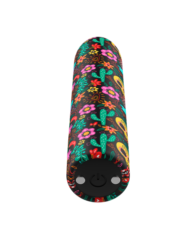 CUSTOM BULLETS - BULLETS PERSONNALISÉS RECHARGEABLE FLORAL 10 INTENSITIES