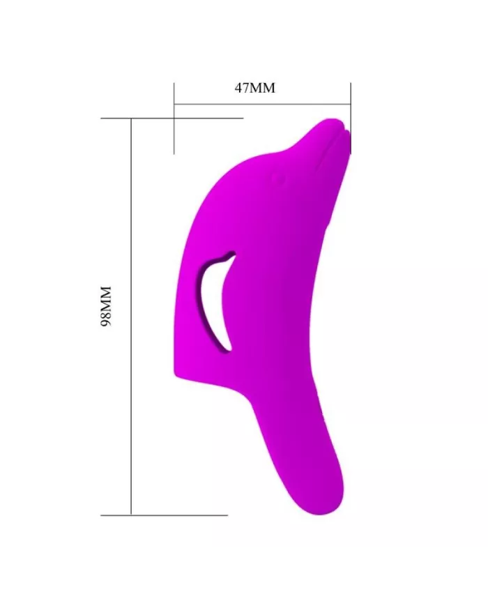 PRETTY LOVE - PUISSANT STIMULATEUR DE DOIGTS VIOLET DELPHINI PRETTY LOVE - PUISSANT STIMULATEUR DE DOIGTS VIOLET DELPHINI