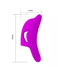 PRETTY LOVE - PUISSANT STIMULATEUR DE DOIGTS VIOLET DELPHINI PRETTY LOVE - PUISSANT STIMULATEUR DE DOIGTS VIOLET DELPHINI