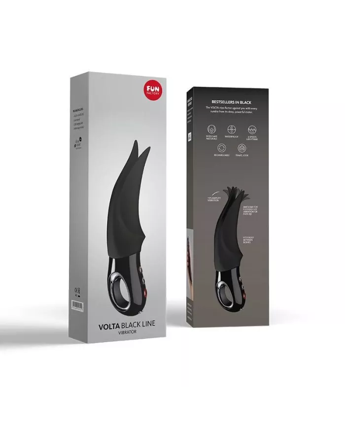 FUN FACTORY - VIBRATEUR CLITORAL VOLTA LIGNE NOIRE FUN FACTORY - VIBRATEUR CLITORAL VOLTA LIGNE NOIRE