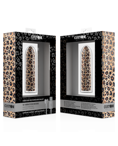 CUSTOM BULLETS - RECHARGEABLE LEOPARD 10 INTENSITIES