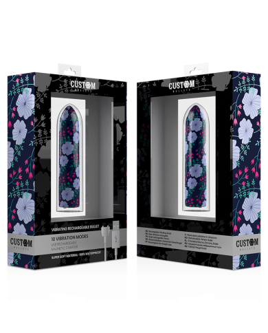 CUSTOM BULLETS - PERSONNALISÉS RECHARGEABLE PRINTEMPS 10 INTENSITIES