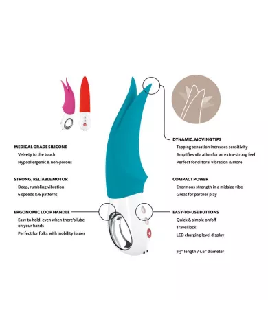 FUN FACTORY - VIBRATEUR CLITORAL VOLTA G5 ESSENCE
