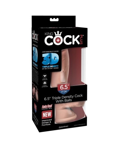 KING COCK - GODE TRIPLE DENSITÉ 14 CM