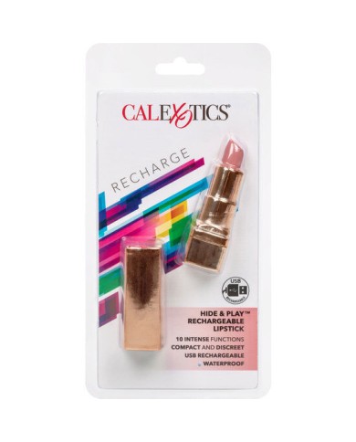 CALEXOTICS - BALA ROUGE LÈVRES RECHARGEABLE HIDE & PLAY ROSE DOUX