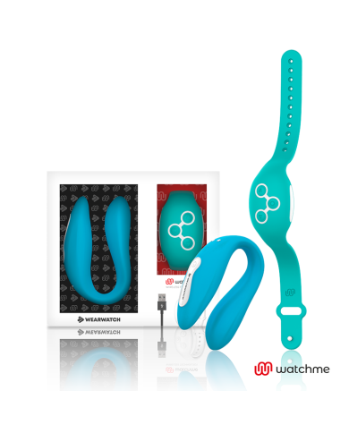 WEARWATCH - VIBRATEUR WATCHME DOUBLE TECHNOLOGIE INDIGO/EAU DE MER