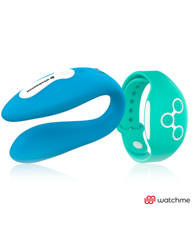 WEARWATCH - VIBRATEUR WATCHME DOUBLE TECHNOLOGIE INDIGO/EAU DE MER