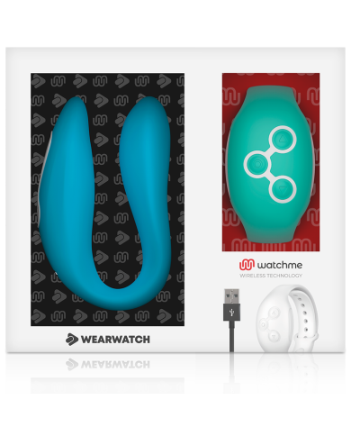 WEARWATCH - VIBRATEUR WATCHME DOUBLE TECHNOLOGIE INDIGO/EAU DE MER
