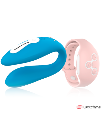 WEARWATCH - WATCHME VIBRATEUR DOUBLE TECHNOLOGIE INDIGO / ROSE