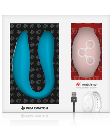 WEARWATCH - WATCHME VIBRATEUR DOUBLE TECHNOLOGIE INDIGO / ROSE