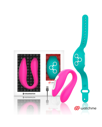 WEARWATCH - VIBRATEUR WATCHME DOUBLE TECHNOLOGIE FUCHSIA / EAU DE MER