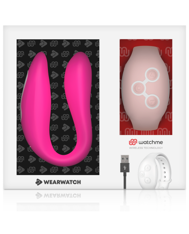 WEARWATCH - VIBRATEUR WATCHME DOUBLE TECHNOLOGIE FUCHSIA / ROSE