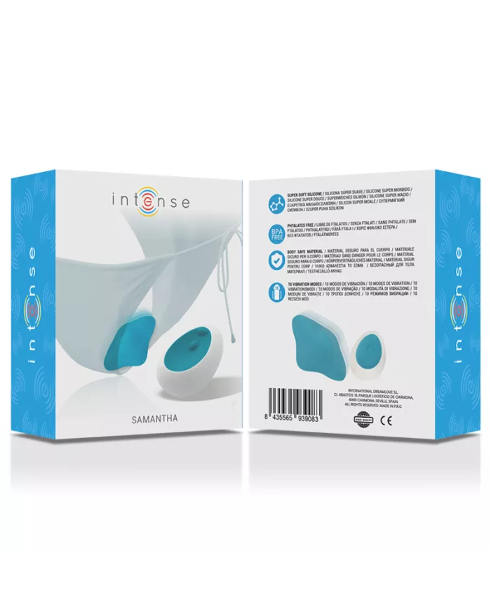 INTENSE - SAMANTHA PANTIE TÉLÉCOMMANDE BLEU INTENSE - SAMANTHA PANTIE TÉLÉCOMMANDE BLEU