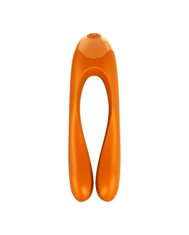 SATISFYER - VIBRATEUR DOIGTS CANDY CANE ORANGE