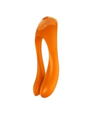 SATISFYER - VIBRATEUR DOIGTS CANDY CANE ORANGE