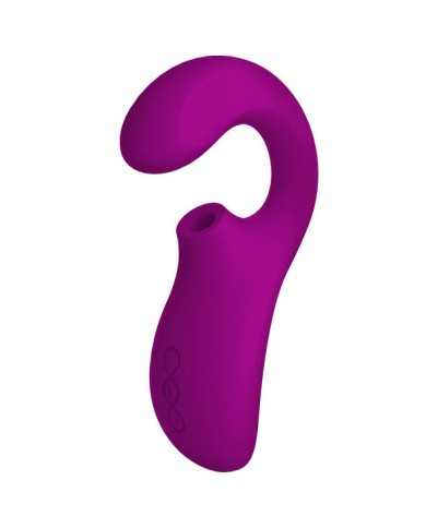 LELO - ENIGMA DOUBLE ASPIRATION STIMULATION MASSEUR ROSE PROFONDE