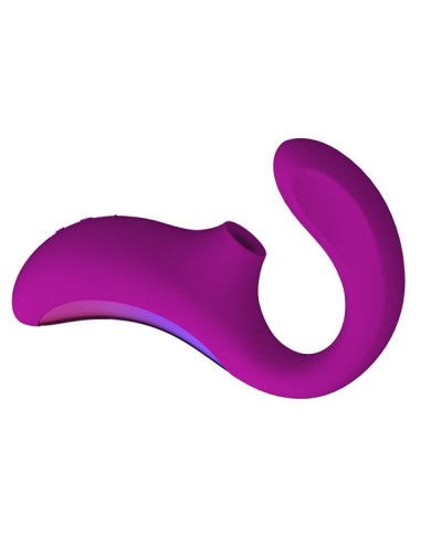LELO - ENIGMA DOUBLE ASPIRATION STIMULATION MASSEUR ROSE PROFONDE
