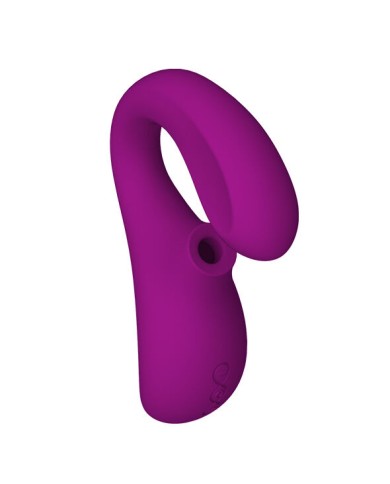 LELO - ENIGMA DOUBLE ASPIRATION STIMULATION MASSEUR ROSE PROFONDE
