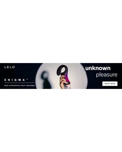 LELO - ENIGMA DOUBLE ASPIRATION STIMULATION MASSEUR ROSE PROFONDE
