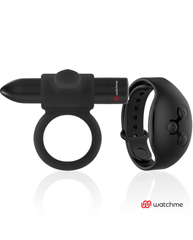 BLACK&SILVER - COCKRING À TÉLÉCOMMANDE CAMERON WATCHME