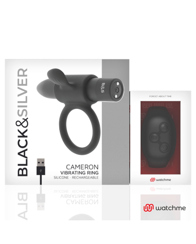 BLACK&SILVER - COCKRING À TÉLÉCOMMANDE CAMERON WATCHME