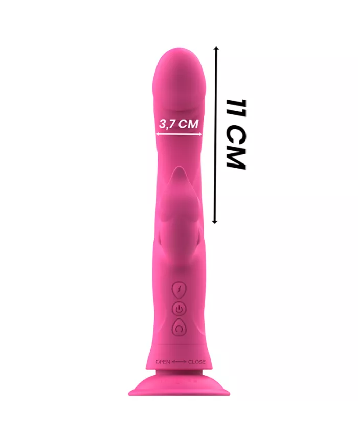 INTENSE - VIBRATEUR JULIO RABBIT SILICONE ROSE
