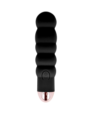 DOLCE VITA - VIBRATEUR RECHARGEABLE SIX NOIR 7 VITESSES