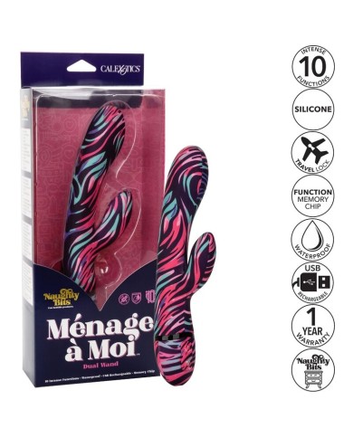 CALEXOTICS - MENAGE A MOI VIBRATEUR DOUBLE BAGUETTE