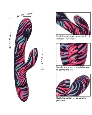 CALEXOTICS - MENAGE A MOI VIBRATEUR DOUBLE BAGUETTE