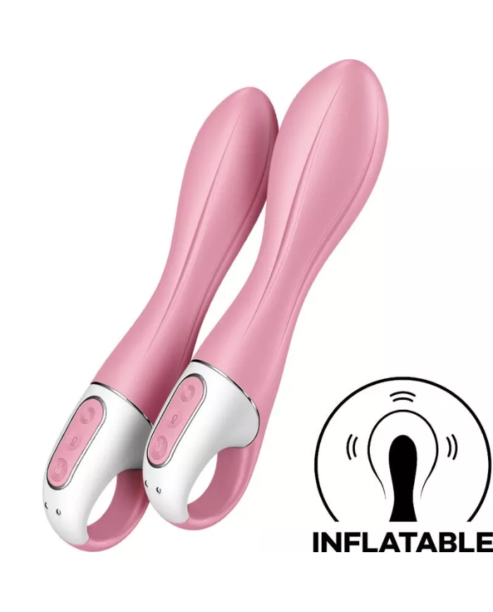 SATISFYER - VIBRATEUR POMPE A AIR 2 ROSE