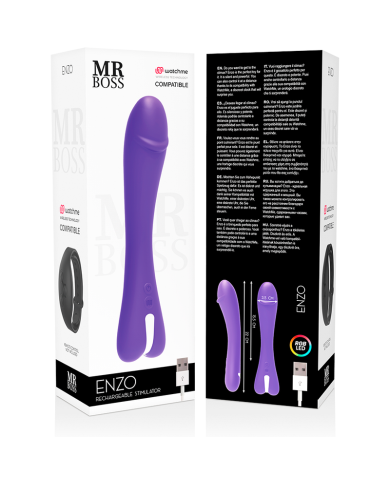 MR BOSS - ENZO VIBROMASSEUR + TÉLÉCOMMANDE WATCHME