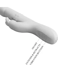 PRETTY LOVE - VIBRATEUR REESE AVEC ROTATION ARGENTÉE PRETTY LOVE - VIBRATEUR REESE AVEC ROTATION ARGENTÉE