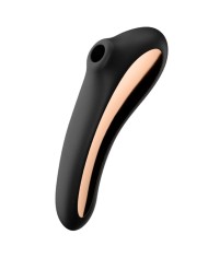 SATISFYER - VIBRATEUR DUAL KISS AIR PULSE NOIR