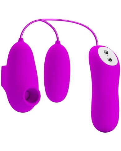 PRETTY LOVE - BULLET VIBRANT ET VENTOUSE