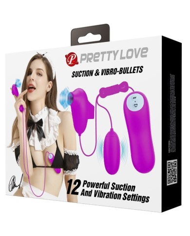 PRETTY LOVE - BULLET VIBRANT ET VENTOUSE