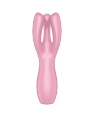 SATISFYER - VIBRATEUR THREESOME 3 ROSE