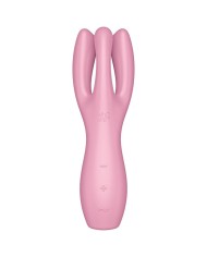 SATISFYER - VIBRATEUR THREESOME 3 ROSE